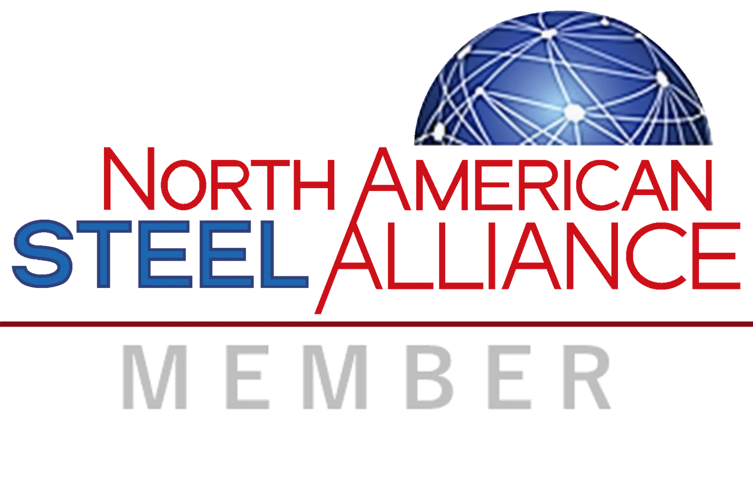North American Steel Alliance (NASA) approved material supplier logo